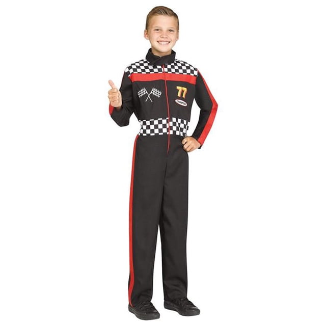 Fun World FW132112MD Childs Race Car Driver Costume - Medium