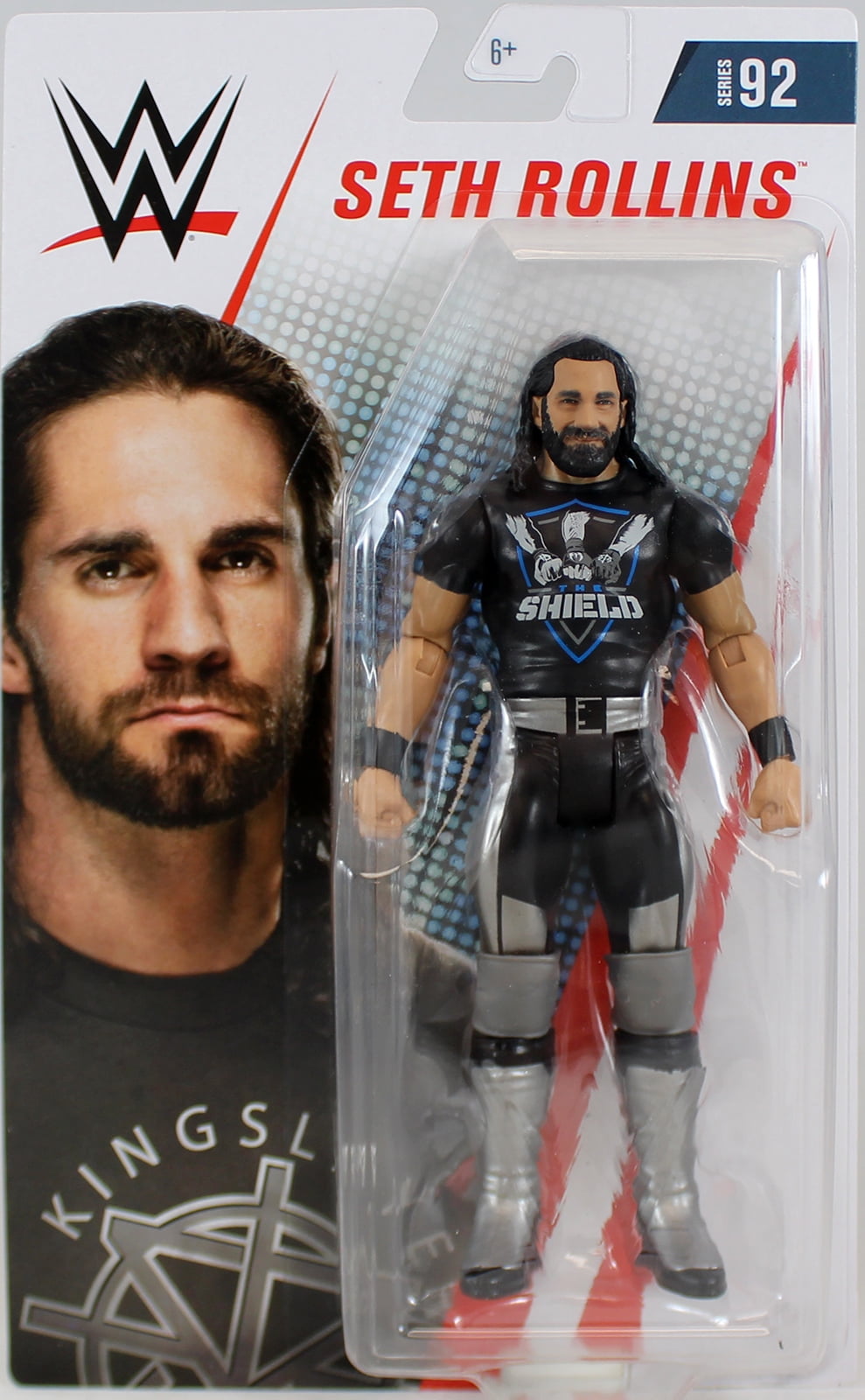 (Chase Variant w/ Shield Shirt) Seth Rollins - WWE Series 92 - Walmart ...