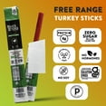 thumbnail image 3 of Nick's Sticks Clean & Balanced MDA05&nbsp;Free Range Turkey Snack Made in the USA | Gluten Free | Paleo | Keto | Whole30 Approved | No Soy, Antibiotics or Hormones (12 - .9 oz. Packs of 1 Sticks), 3 of 3