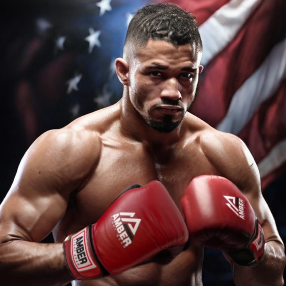 Renegade v1.0 Pro Hook & Loop Leather Boxing Gloves, Durable, Ideal for Sparring & Heavy Bags, Superior Shock Absorption & Ventilation, Optimal Fit for Serious Athletes, 14 oz