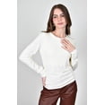thumbnail image 5 of Blusa de manga larga /Juvenil, 0279 (Blanco) blanco CH, 5 of 5