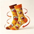thumbnail image 5 of Levmjia Crew Socks Women Beer Printed Mid Calf Socks Soft Breathable Fashion Socks Casual Socks Party Holiday Daily Outdoor Street Wear, 5 of 5
