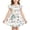 R17 Light Blue, variant on Curuila Toddler Child Girls Dress Flutter Sleeve Cartoon Print Crew Neck For School Fashion Dresses Size 3-4 Years