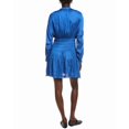 thumbnail image 2 of Maje womens  Smocked Waist Mini Dress, 40, Blue, 2 of 3