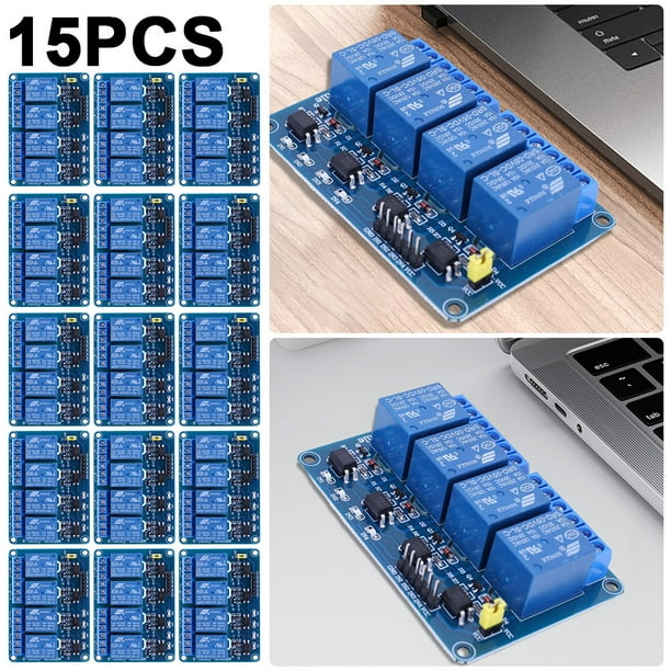 Placa Expansión 4 Canales AVR 51 PIC Módulo Relé Vías para (12 V)