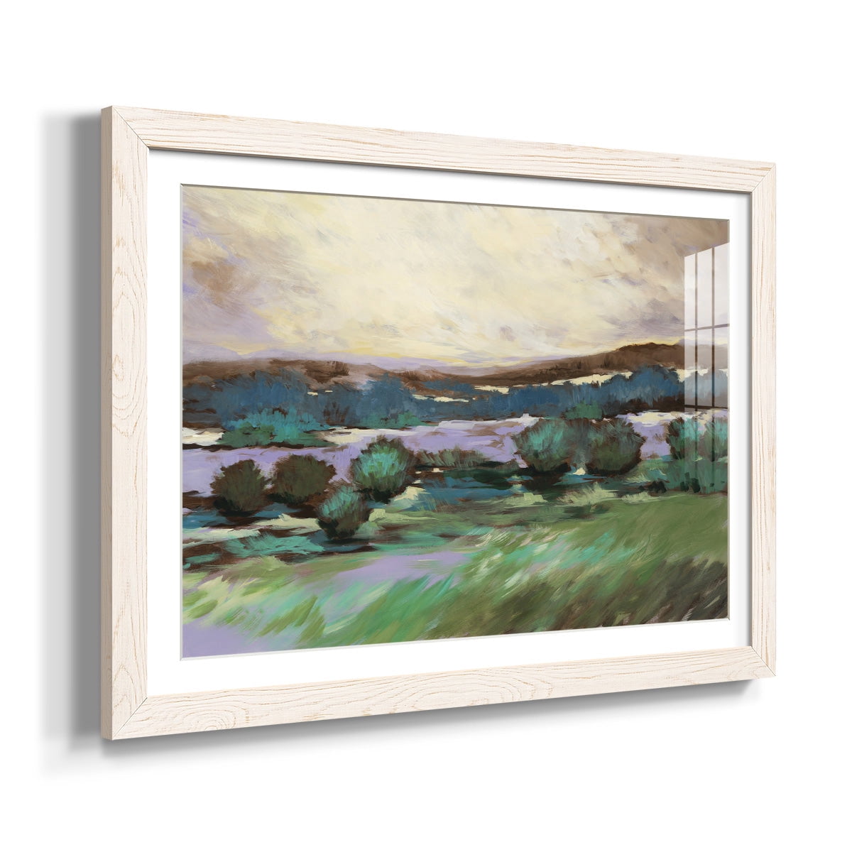 Sunny Desert Floor-Premium Framed Print - Ready to Hang