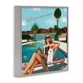 thumbnail image 2 of Stupell Industries Contemporary Wish You Were Here Palm Springs Gray Framed Giclee Art, 24 x 24, by Tara Boone, 2 of 8