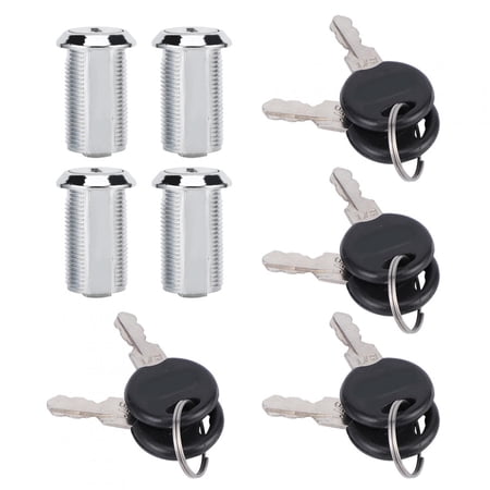 greensen 4 set cam lock en alliage de zinc classeur tiroir de boite aux lettres porte coulissante serrures de securite avec cles cam lock cam lock avec cles walmart canada