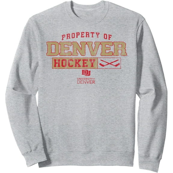 Denver Pioneers Hockey Vintage Property Licensed Swearshirt Full Size S-5XL