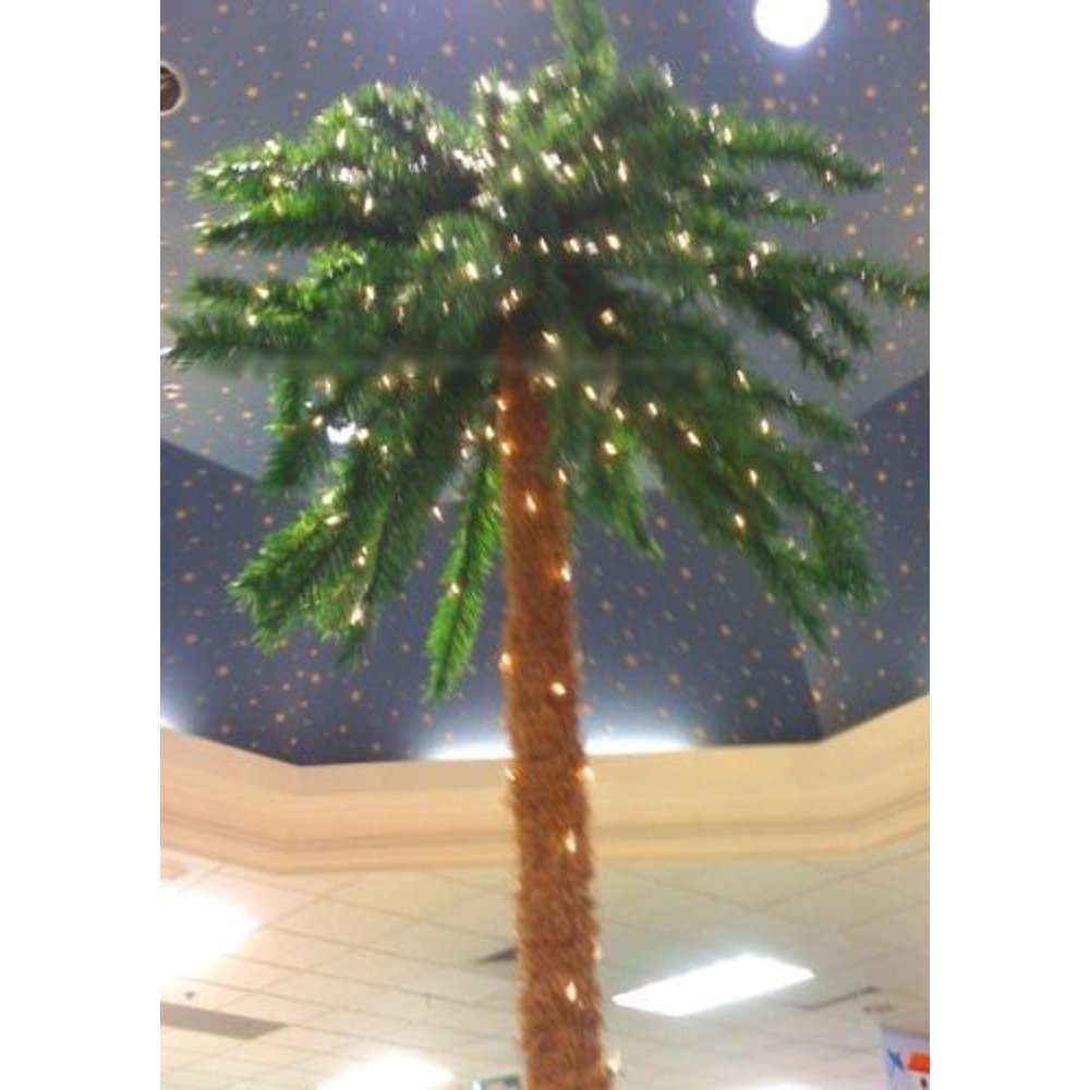 7 Foot Lighted Christmas Holiday Palm Tree 300 Lights Tiki XMAS