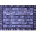 thumbnail image 1 of Ahgly Company Machine Washable Indoor Rectangle Abstract Blue Modern Area Rugs, 8' x 12', 1 of 4