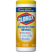 Clorox Disinfecting Wipes, Bleach Free Cleaning Wipes Crisp Lemon 35 Count