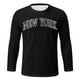 thumbnail image 5 of Camiseta informal de manga larga y cuello redondo con estampado de letras para hombre - Mezcla de poliéster suave, cuello redondo, versátil para fiestas/ocio - Tallas M-XXXL, 5 of 5