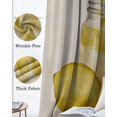 thumbnail image 3 of Summer Lemon Blackout Curtains for Bedroom Living Room Darkening Curtains 84 Inch Length 2 Panels Set Yellow Fruits Green Leaf Vintage Window Curtain Insulated Window Treatment Grommet Drapes 42"x84", 3 of 9