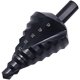 thumbnail image 3 of Brocas escalonadas HSS de 10 a 45 mm con ranura en espiral y mango triangular, brocas de vástago de pagoda de nitrilo con broca para acero al carbono, chapa metálica y cartón aislante, 3 of 5