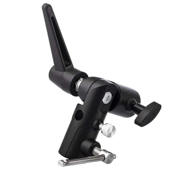 Tholdsy Camera Flash Mount with Umbrella Reflector Swivel Metal Holder Type2