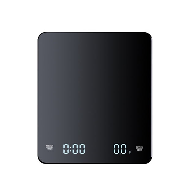 Mini Coffee Scale with Timer,Rechargeable Espresso Scale,3kg/0.1g Precision Scale for Espresso&Pour-Over Coffee,Portable Digital Kitchen Scale,Black