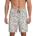 thumbnail image 1 of Fotbe Fairy Floral Pantalones Cortos de Pijama para Hombre, Ropa de Dormir, Pantalones de Pijama Cortos para Hombre-Small, 1 of 6
