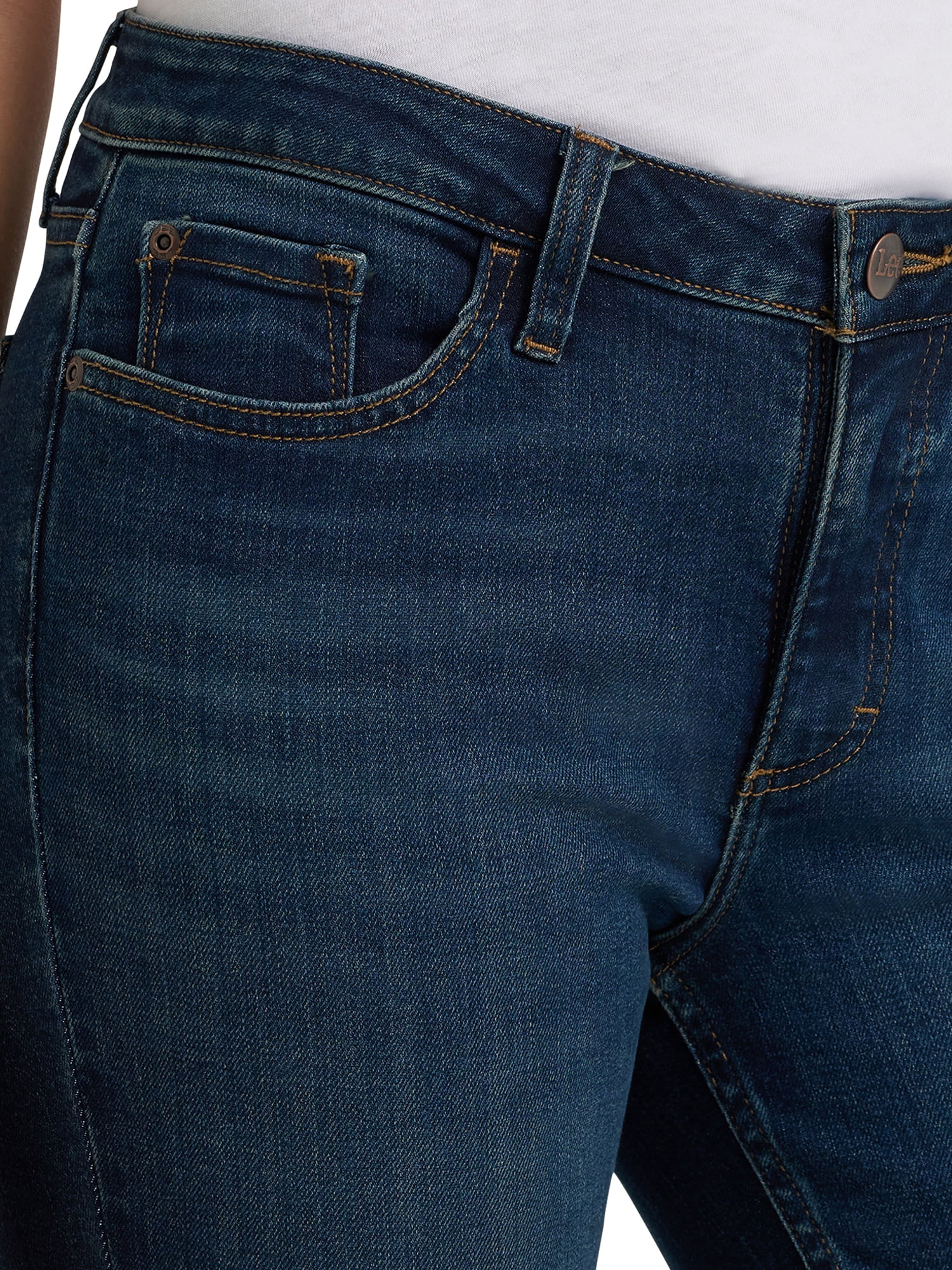 Lee Women's Midrise Straight Jean, Available in 28", 30", 32" Inseams, Sizes 2-22