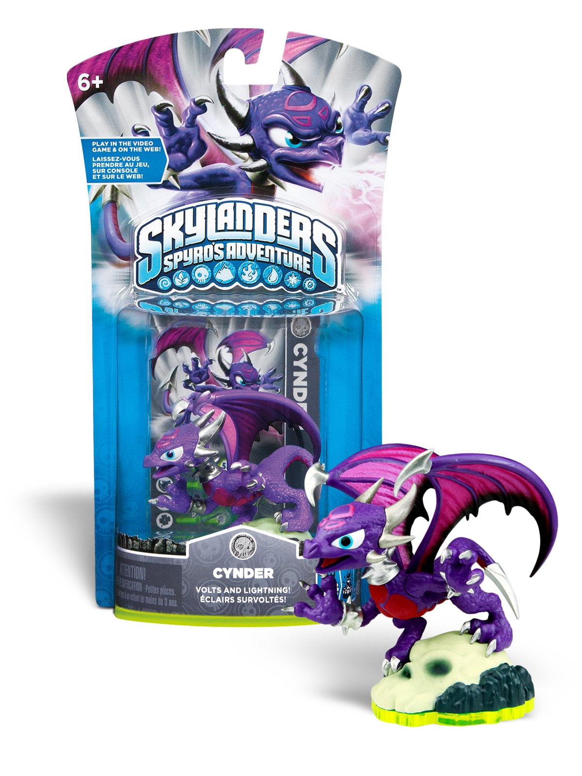スカイランダーズ スパイロの大冒険 シンダー フィギュア Skylanders Spyro's Adventure: Cynder - Walmart.com