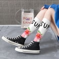thumbnail image 5 of Logiee Hello Summer Gnome Print Gift Stocking Stuffers,Adult Stockings,Novelty Socks,Funny Socks Birthday Running Walking Sleeping, 5 of 6
