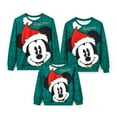 thumbnail image 2 of Disney Mickey Mouse Girls Boys Graphic Sweatshirts Family Christmas Matching Sets Pullover Ugly Sweatshirts, 2 of 9