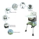 thumbnail image 2 of Silla Alta The Baby Shop The Baby Shop con Bandeja y Cinturón de 5 puntos Gris, 2 of 8
