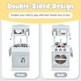 thumbnail image 5 of Costway Kids Kitchen PlaySet Pretend Wooden Play Kitchen with IceDispenser&Stovefor Toddler, 5 of 10