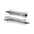 thumbnail image 1 of Unique Bargains Chrome 1' Handlebar Hand Grips For Harley Davidson Touring Glide Cruiser Chopper, 1 of 7