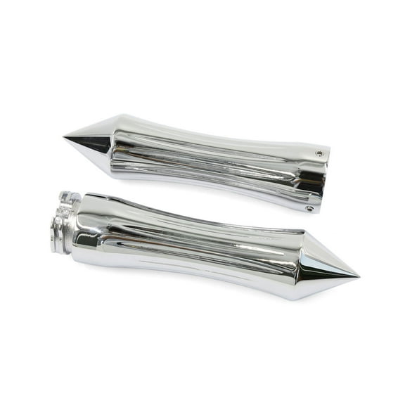 Chrome Coated 1" Handlebar Hand Grips For  VT1300CX Fury Shadow VT Rebel 250 VTX