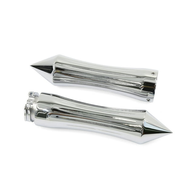 Unique Bargains Poignées Chromées 1 Pieds pour Harley Davidson Cruiser Glide Chopper