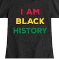thumbnail image 3 of Instant Message - I Am Black History Fitted Short Sleeve Graphic T-Shirt, 3 of 6