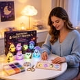 thumbnail image 3 of AURIGATE Glow in Dark DIY Bead Kit, 7.87x4.72 inch Luminous Spirit Crafts Set for Jewelry Making Halloween Gift Activity, 3 of 5