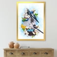 thumbnail image 3 of Designart 'Two Tit Birds Sitting Near The Nest With Eggs and White Flowers II' Traditional Framed Art Print, 3 of 4