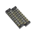 thumbnail image 1 of Unique Bargains 2 Pcs Dual Rows 8 Positions 600V 25A Cable Barrier Block Terminal Strip TB-2508L, 1 of 3