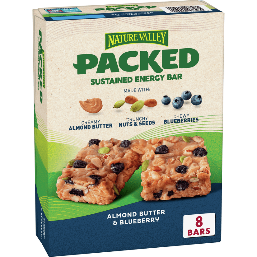 Nature Valley Packed Sustained Energy Bar, Almond Butter and Blueberry
