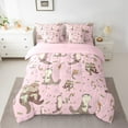 thumbnail image 2 of Homewish Cartoon Animal Otter Bedding Comforter Set 7pcs for Kids Boys Girls,Koi Fish Queen Bedding Sets Super Cozy,Stars Print Queen Sheet Sets,Ultra Soft Home Decor,Reversible, 2 of 8