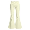 thumbnail image 2 of Girls'Comfortable Flare Pants,Soft Elastic Waist Kids Pants,Easy Care Flare School Uniform Pants for Daily Wear, 2 of 5