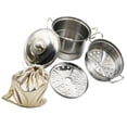 thumbnail image 2 of Cocina de simulación CUTICAT olla de juguete utensilios de cocina Acero inoxidable, 2 of 8