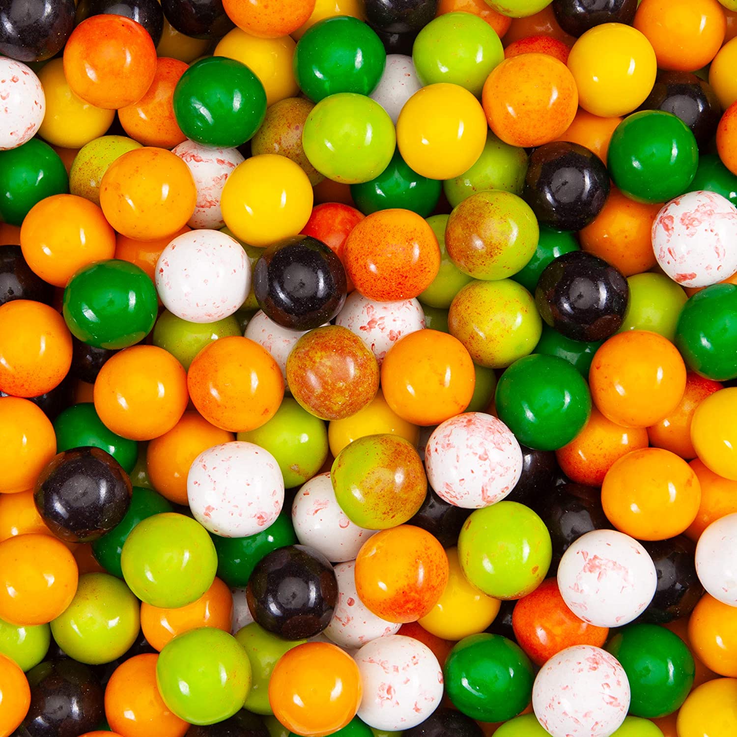 25 mm 1'' Garden Berries and Fruits Gumballs 2.5 Lb Assorted Flavors