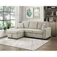 thumbnail image 2 of Lexicon Waitsfield 2-Piece Textured Sectional with Left Chaise in Sand, 2 of 9