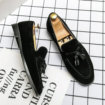 

Men‘s Tassel Loafer Shoes Casual Slip On Formal Shoes For Wedding Party