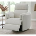 thumbnail image 4 of ACME Sagen Boucle Fabric Upholstered Swivel Glider Recliner in Beige, 4 of 11