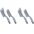 thumbnail image 2 of Stainless Steel Wire Brush Set 4Pcs, with Strong Handle & Metal ,for Cleaning Welding Slag & Rust,Dust,4 x Steel Wire Brush,Gray, 2 of 7