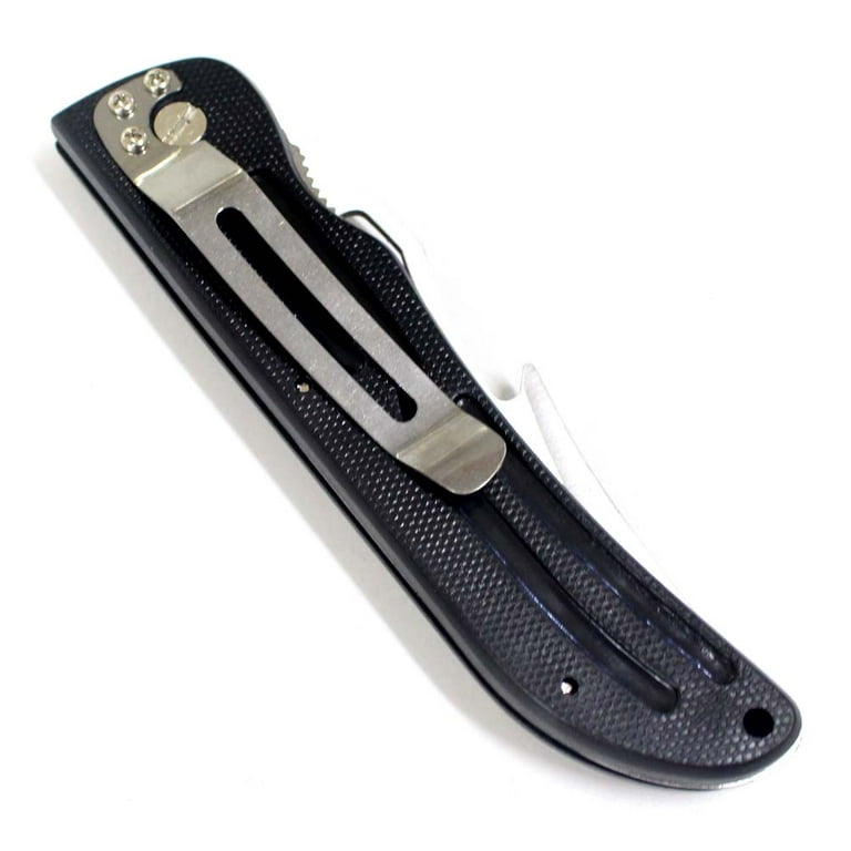 All Purpose Outdoorsman's Knife For Hunting, Fishing, or Camping, Includes Fish  Hook Remover 