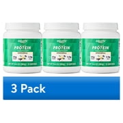 (3 pack) Equate Plant-Based Protein Supplement, Smooth Vanilla, 13.4 Ounces