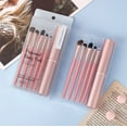 thumbnail image 2 of Pink Makeup Brushes 5 Piece Set Makeup Brushes Portable Storage Eyeshadow Brushes Highlight Brushes Eyebrow Brushes Facial Details Makeup Brush Tools, 2 of 7