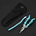 thumbnail image 2 of Utoimkio Long Nose Fishing Pliers Stainless Steel Fish Hook Pliers Hook Remover Split Ring Pliers with Lanyard for Freshwater Saltwater, 2 of 9