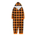 thumbnail image 2 of Family Halloween Pjs Matching Sets Halloween Print Long Sleeve Zippered One Piece Pajama Hooded Jumpsuit Winter Halloween Pjs Family Set, 2 of 4