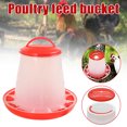 thumbnail image 1 of 1.5 L Poultry Chickens Water Bucket Birds Drinking Cups Birds Equipment Waterer Feeding Tools, 1 of 3